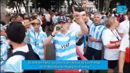 La previa del debut de Los Pumas, a todo color en Francia