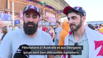 Géorgie - Les supporters fiers des Lelos "qui se sont bien débrouillés"