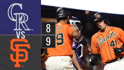Resumen Rockies de Colorados vs Gigantes de San Francisco MLB 08-09-2023