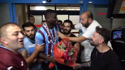 Trabzonspor'a transfer olan Paul Onuachu, kente geldi