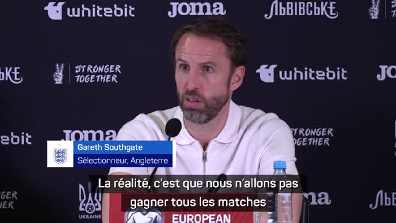 Angleterre - Southgate : "Nous n'allons pas gagner tous les matches par quatre ou sept buts d'écart"