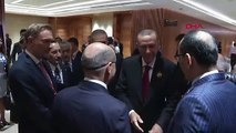 Cumhurbaşkanı Erdoğan, Almanya Şansölyesi Scholz ile bir araya geldi