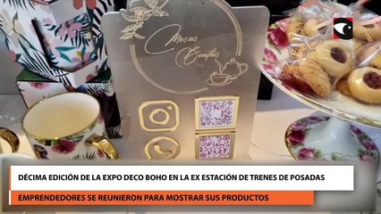 Décima edición de la Expo Deco Boho en la Ex Estación de Trenes de Posadas