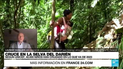 Laurent Duvillier "Una de cada cuatro personas que migran en América Latina y el Caribe, es un niño"