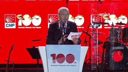 CHP 100 Yaşında... Kılıçdaroğlu: "Tek Adam Rejimine Karşı, Diktatörlüğüne Karşı Elbette Biz Kazanacağız"