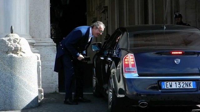 L’arrivo di Matteo Renzi al Quirinale