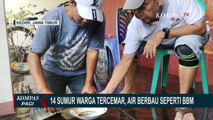14 Sumur Warga di Kediri Tercemar, Air Berbau Seperti BBM!