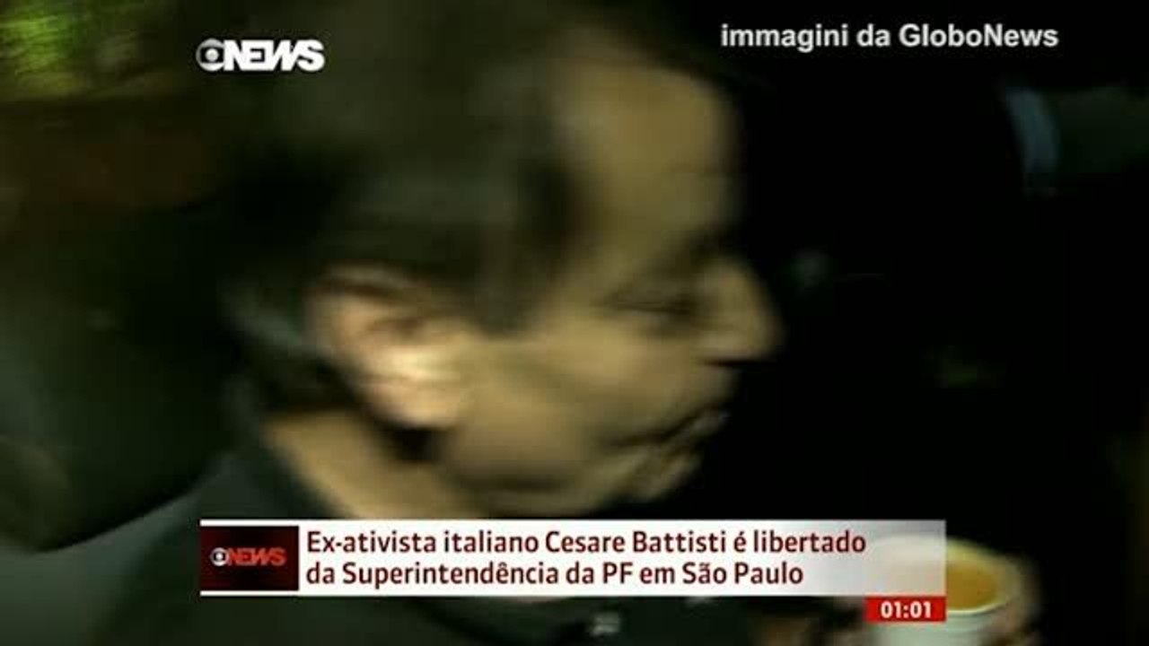 Brasile: Battisti rilasciato a sette ore dall'arresto