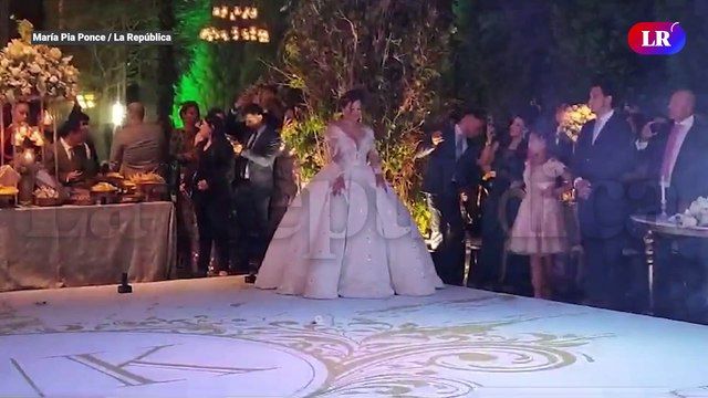 Estrella Torres y Kevin Salas bailan juntos romntica coreografa en su boda Estrella torres boda Kevin Salas