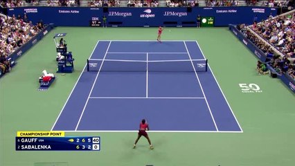 The moment Coco Gauff won the US Open