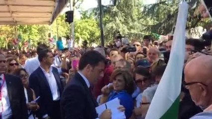 Renzi alla Festa dell’Unità
