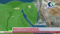 Egitto, aereo russo cade sul Sinai: a bordo 224 persone