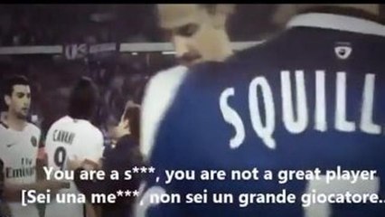 Squillaci contro Ibra: «Sei una m...a, non sei un grande giocatore»