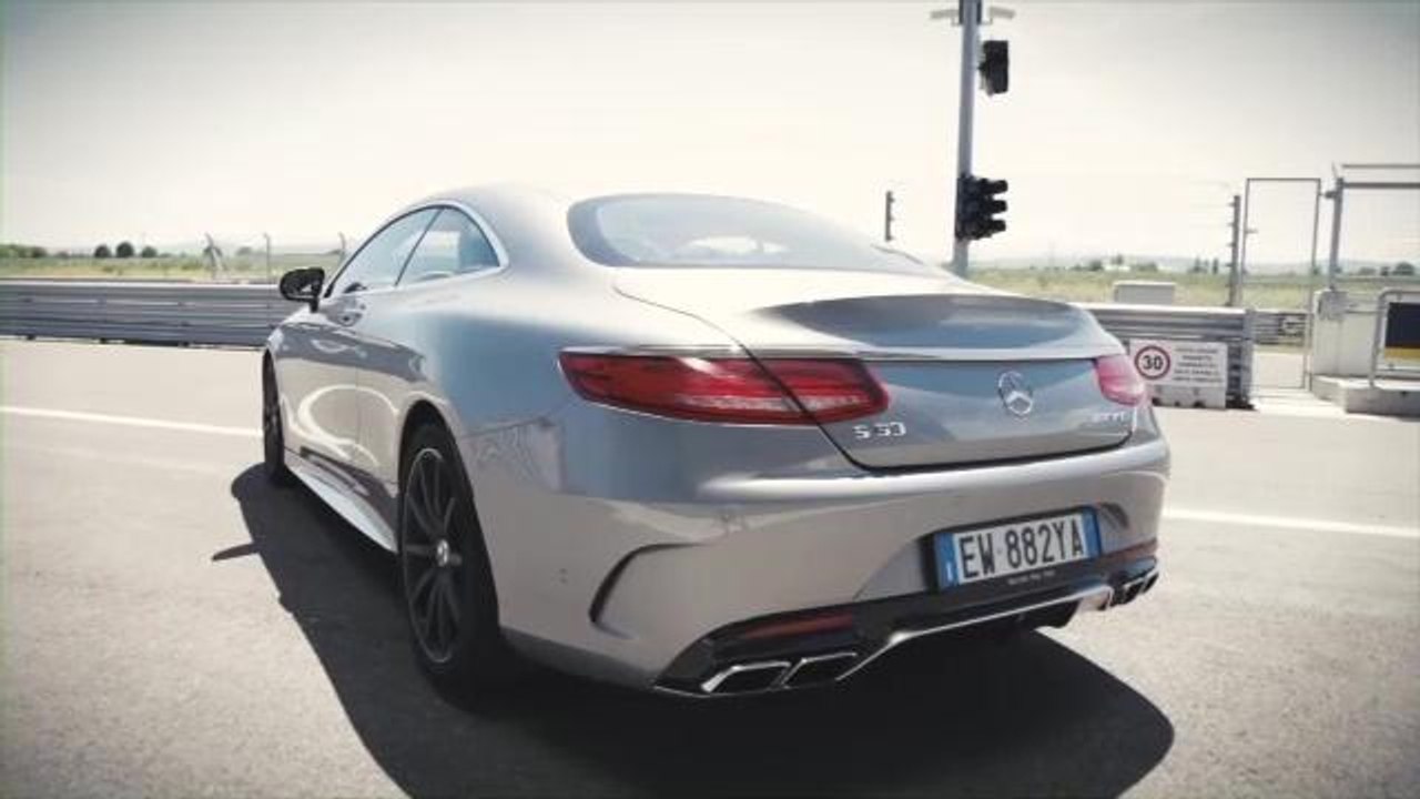 In pista con la Mercedes S Coupé S63 Amg