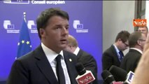 Renzi: «Oggi risposta Ue a chi diceva che migranti problema solo italiano»