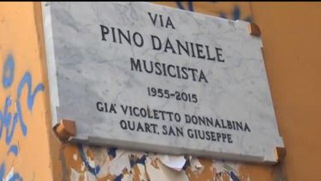 Napoli ora ha la sua via Pino Daniele