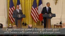 Obama: «Gli Usa sono al fianco della Francia»