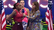 Coco Gauff On-Court Interview - 2023 US Open Final
