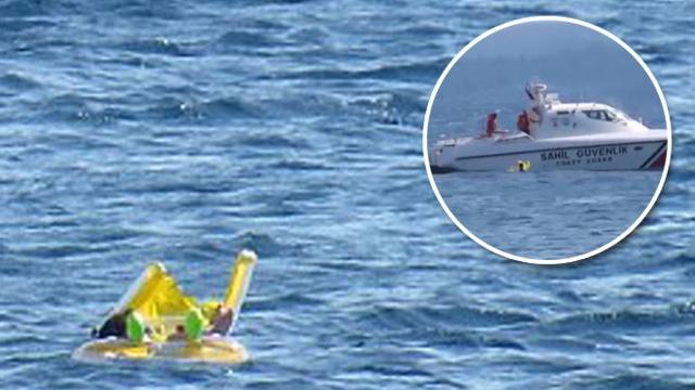 Bimba salvata in mare a un chilometro dalla costa su gonfiabile