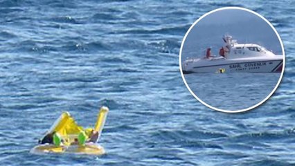 Bimba salvata in mare a un chilometro dalla costa su gonfiabile