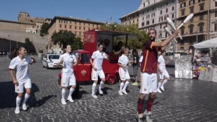 L’ape griffata As Roma per promuovere la cultura sportiva