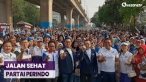 Ratusan Warga Ikuti Jalan Sehat Partai Perindo di Jalan Yos Sudarso