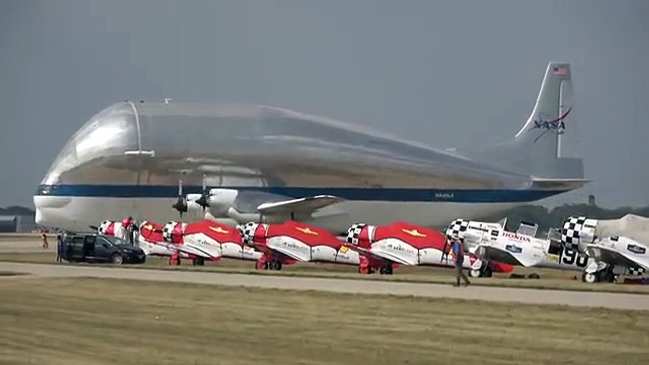 NASA's Super Aircraft GUPPY, what a amazing look, watch & enjoy.
