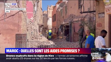 Quelles sont les aides promises par la France pour aider les sinistrés du séisme au Maroc?
