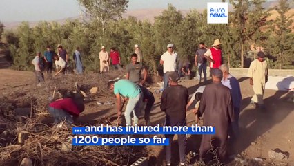 Moroccans mourn after earthquake kills more than 2,000 people and destroys mountain homes