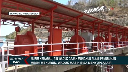Meski Volume Menurun, Waduk Gajah Mungkur Masih Bisa Menyuplai Air ke 12 Kota dan Kabupaten