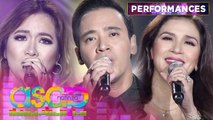 Erik performs his song “I’ll Never Go” together with Zsa Zsa, Angeline and Regine | ASAP Natin To