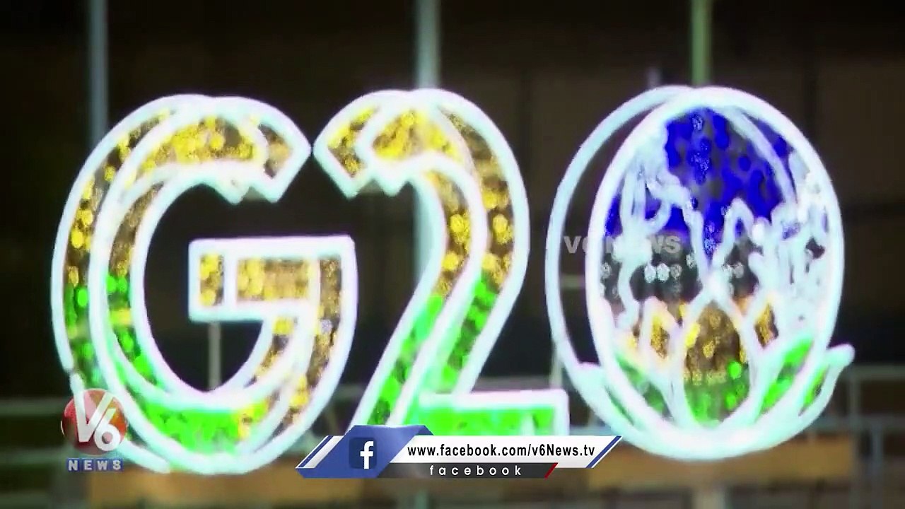 G20 Summit 2023 : Night Time At Bharat Mandap with Stunning Visuals | V6 News