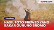 Penampakan Hasil Foto Prewedding yang Bakar Gunung Bromo Pakai Flare