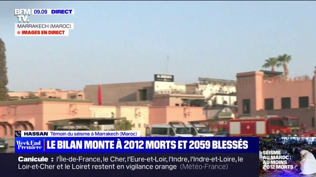 Séisme au Maroc: C'est encore tout frais et ce n'est pas évident témoigne cet habitant de Marrakech encore sous le choc