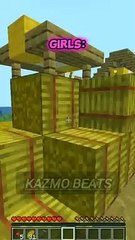 Minecraft Girls vs Boys playing Minecraft which one you