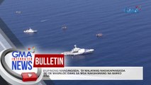 Mga Pilipinong mangingisda, 'di malayang nakakapangisda sa Bajo de Masinloc dahil sa mga nakaharang na barko ng China | GMA Integrated News Bulletin