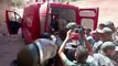 فيديو يُظهر رجال الإنقاذ يُخرجون رجلا من تحت الأنقاض التي سببها #زلزال_المغرب  #مراكش  #العربية