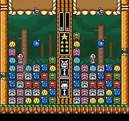 Wario's Woods online multiplayer - snes