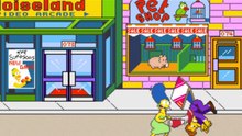 The Simpsons, a good cartoon-based arcade game, interesting to play.