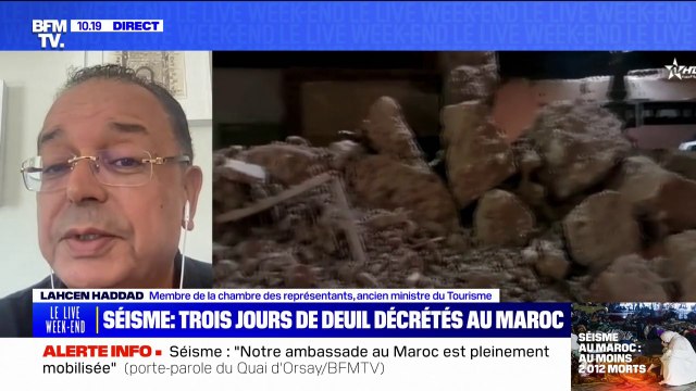 Séisme au Maroc: organiser la solidarité internationale est un travail de longue haleine pour Lahcen Haddad, ancien ministre du Tourisme marocain