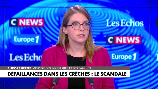 Aurore Bergé : «Il y a une augmentation du nombre de crèches privées. […] Il faut garantir que leurs bénéfices ne se fassent pas au détriment de nos enfants»