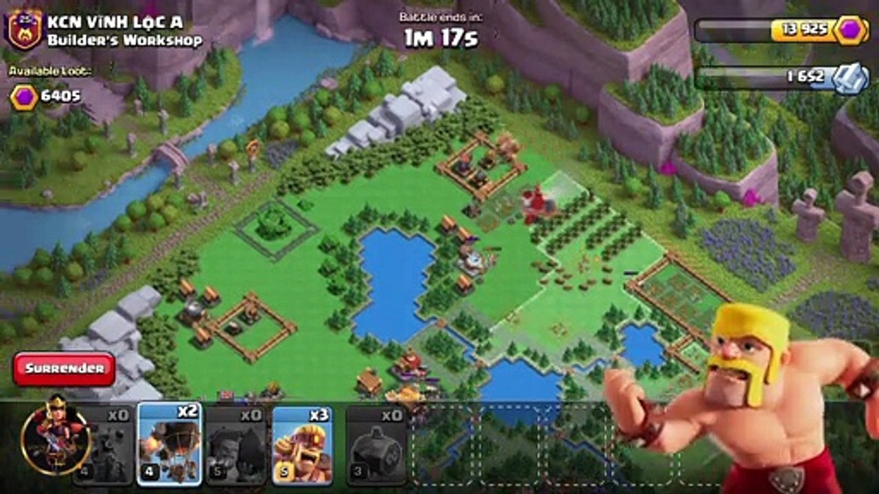 Flying Fortress & Rocket Balloons Attack in Clan Capital | Clash of Clans | Avenger Gaming 52