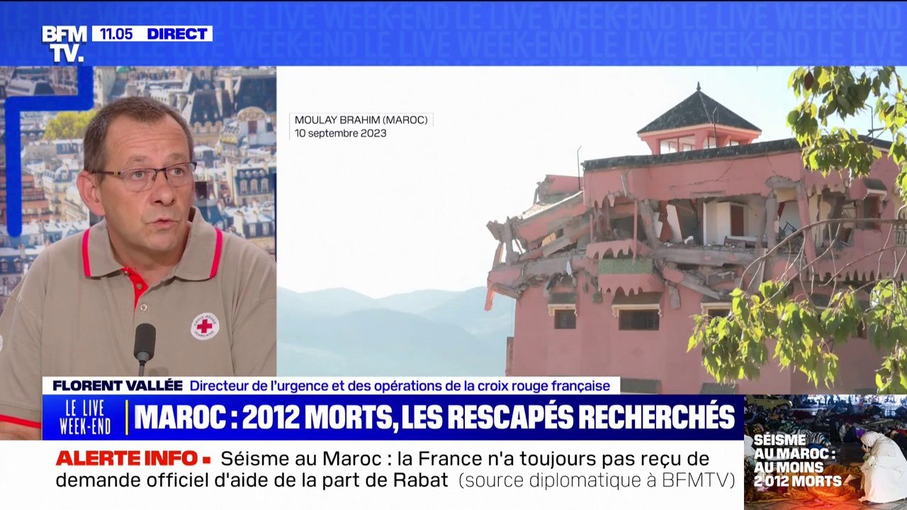 Séisme au Maroc: "8000 bénévoles sont mobilisés" par le Croissant-Rouge marocain, membre de la Fédération internationale des Sociétés de la de la Croix-Rouge