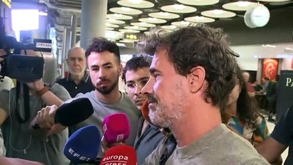 Rodolfo Sancho llega a España completamente sobrepasado por la situación