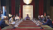 El rey y el príncipe heredero de Marruecos se reúnen con sus consejeros tras el terremoto