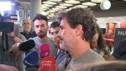 Rodolfo Sancho llega a España completamente sobrepasado por la situación