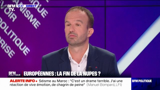 Européennes: Manuel Bompard affirme la nécessité d'une liste commune aux prochaines élections