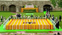 G20 Leaders pay tributes to Mahatma Gandhi at Rajghat, New Delhi _ G20 Summit