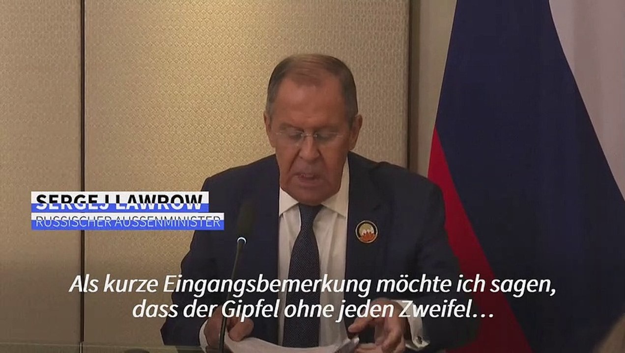 Lawrow: G20-Gipfel in Indien ist diplomatischer Erfolg