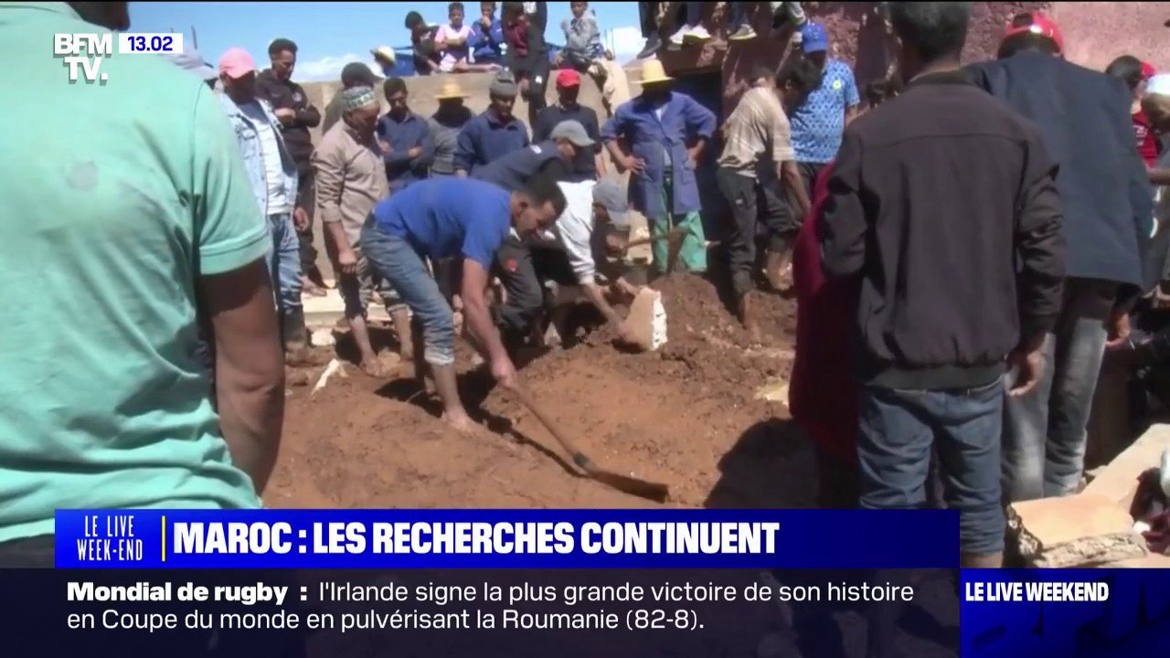 Après le séisme au Maroc, l'heure est aux recherches de possibles rescapés